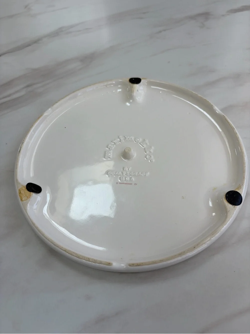 Vintage Marimekko for Pfaltzgraff Three Flowers hot plate trivet